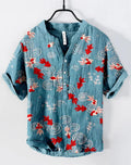 Men’s "Koi Spirits" Casual Slim-Fit Edition