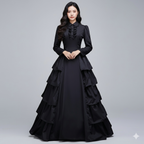 The Raven Victorian Gown