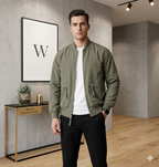 Sage City Bomber Jacket