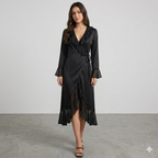The Midnight Sequin Satin Set