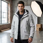 Giacca con cappuccio Urban Stealth | Edizione Grigio Ghiaccio