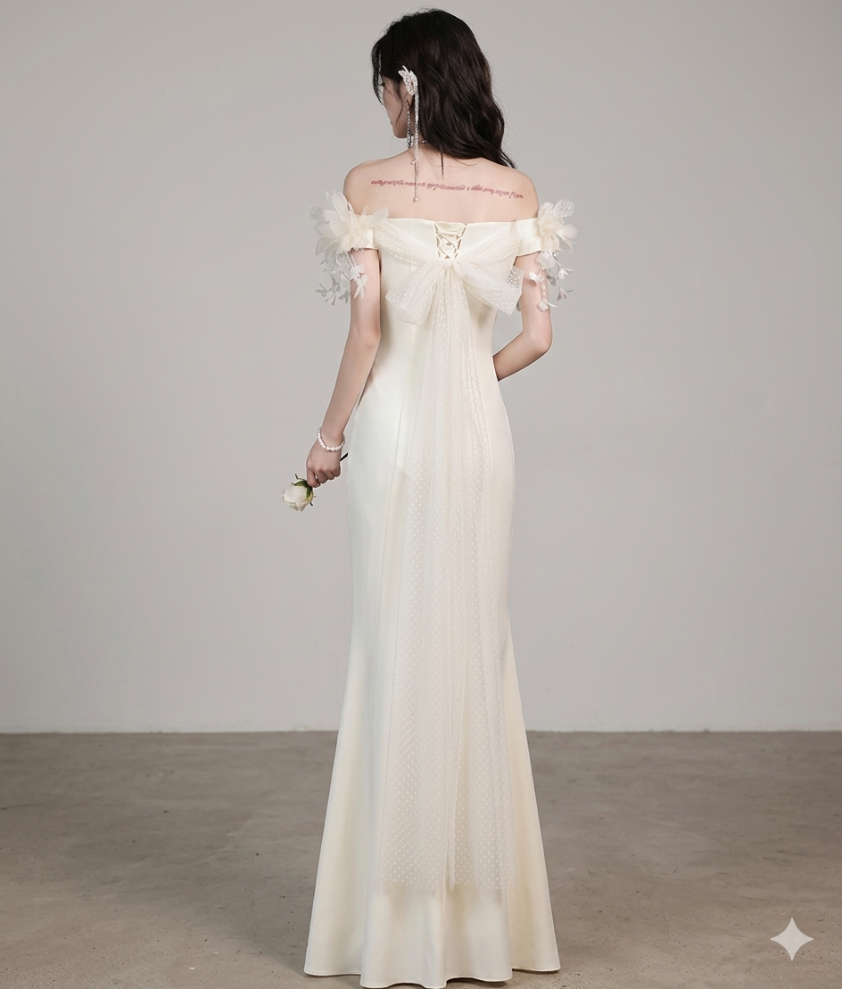 Gala Rose One-Shoulder Maxi