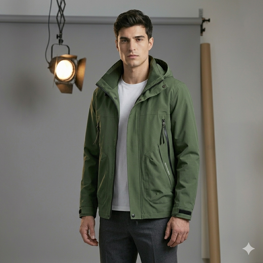 Alpine Tech Hooded Jacket | Detachable Hood