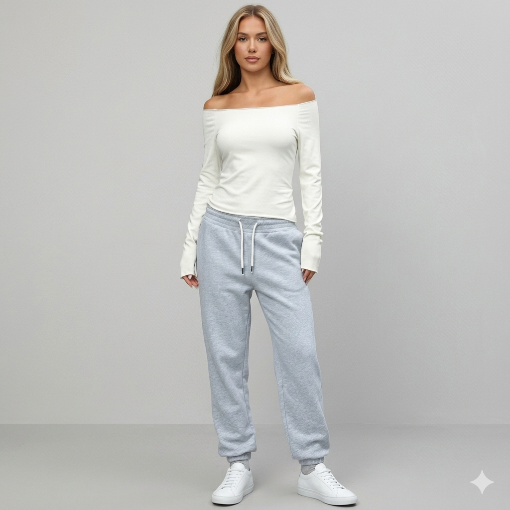 Off-Shoulder Long Sleeve