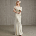 Gala Rose One-Shoulder Maxi