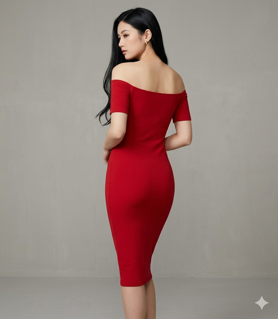 The Lady V Scarlett Midi