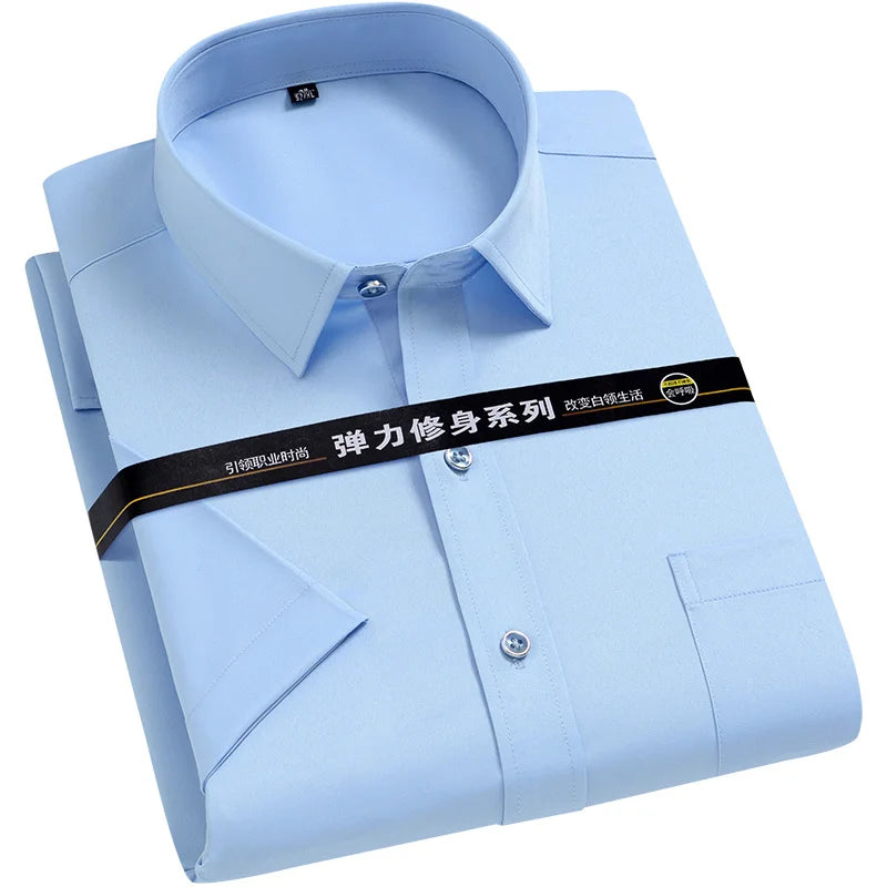 "Flex-Sharp" Short Sleeve Dress Shirt