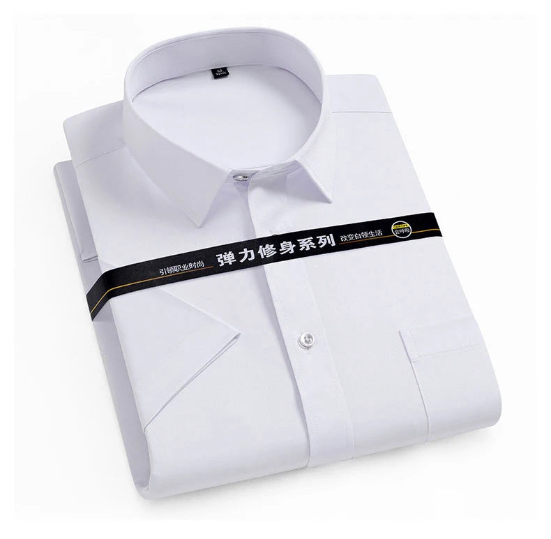 "Flex-Sharp" Short Sleeve Dress Shirt