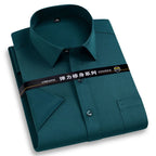"Flex-Sharp" Short Sleeve Dress Shirt