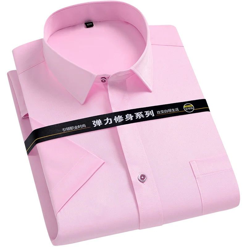 "Flex-Sharp" Short Sleeve Dress Shirt