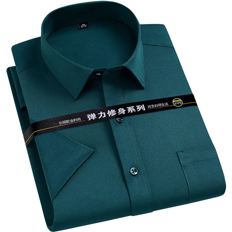 "Flex-Sharp" Short Sleeve Dress Shirt