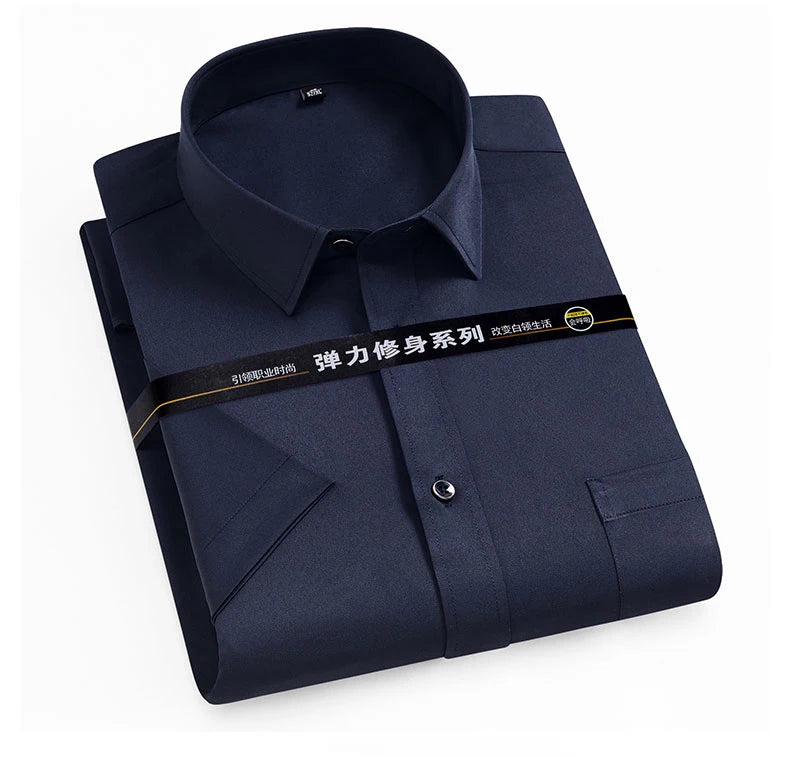 "Flex-Sharp" Short Sleeve Dress Shirt