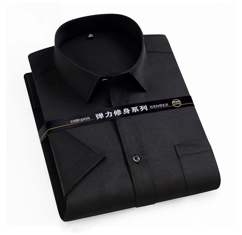 "Flex-Sharp" Short Sleeve Dress Shirt