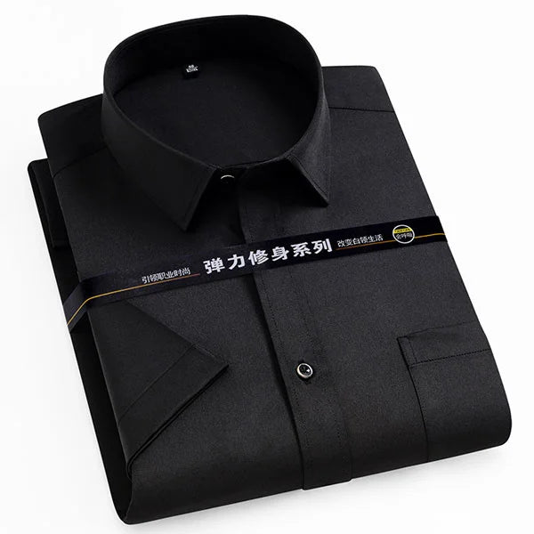 "Flex-Sharp" Short Sleeve Dress Shirt