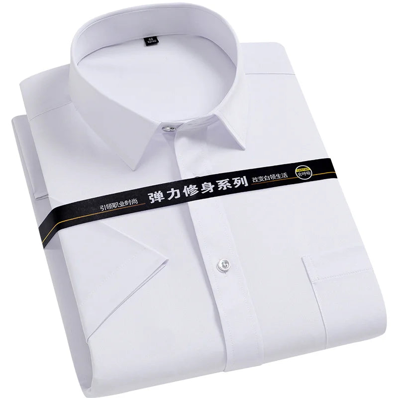 "Flex-Sharp" Short Sleeve Dress Shirt