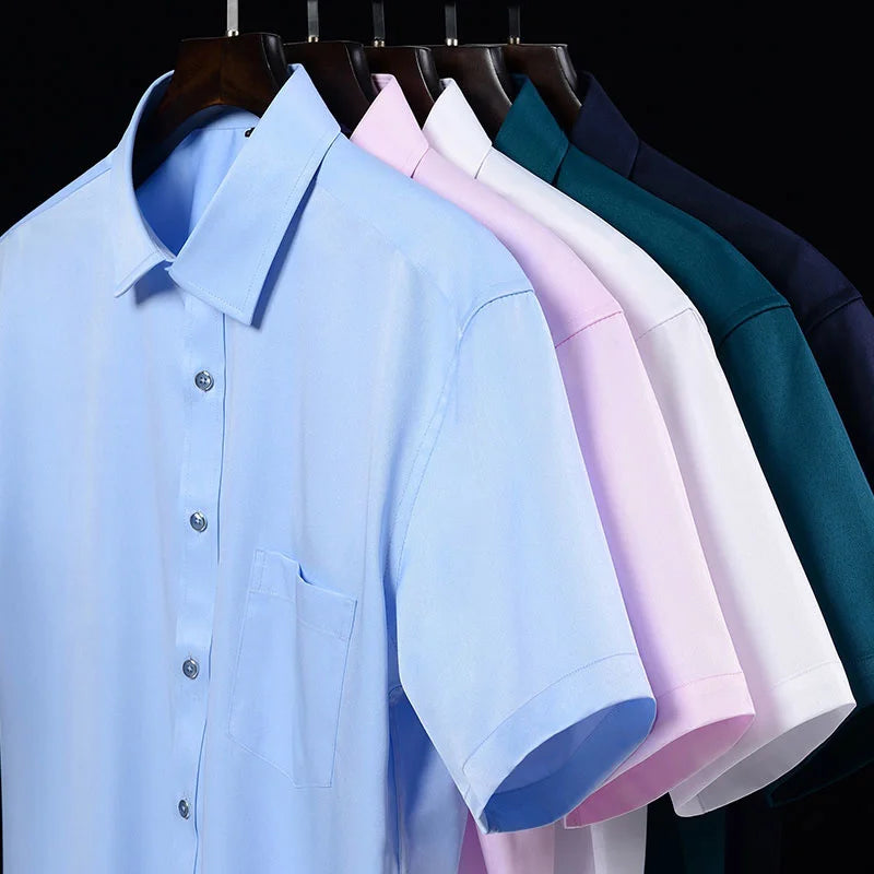 "Flex-Sharp" Short Sleeve Dress Shirt