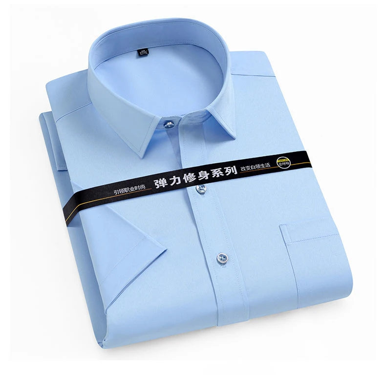 "Flex-Sharp" Short Sleeve Dress Shirt