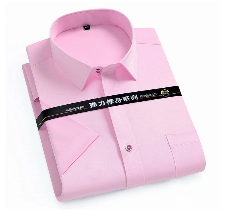 "Flex-Sharp" Short Sleeve Dress Shirt