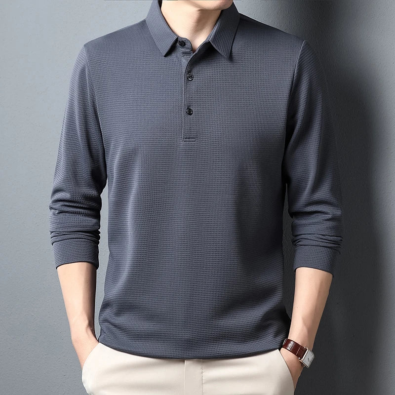 "Apex-Link" Long Sleeve Polo