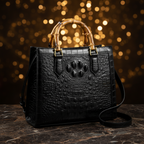 The Bamboo & Croco Premium Satchel