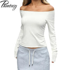 Off-Shoulder Long Sleeve