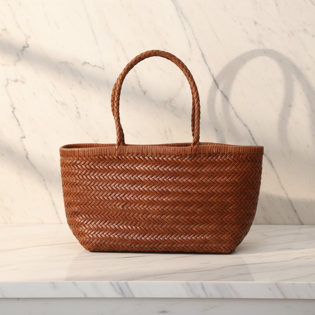 The Artisan Woven Bucket Tote