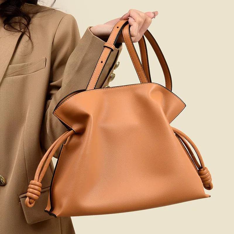 The Aura Cloud Leather Tote