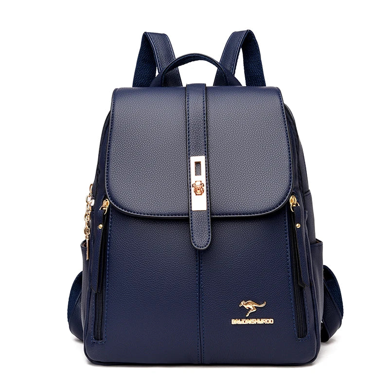Classic Lock Casual Backpack