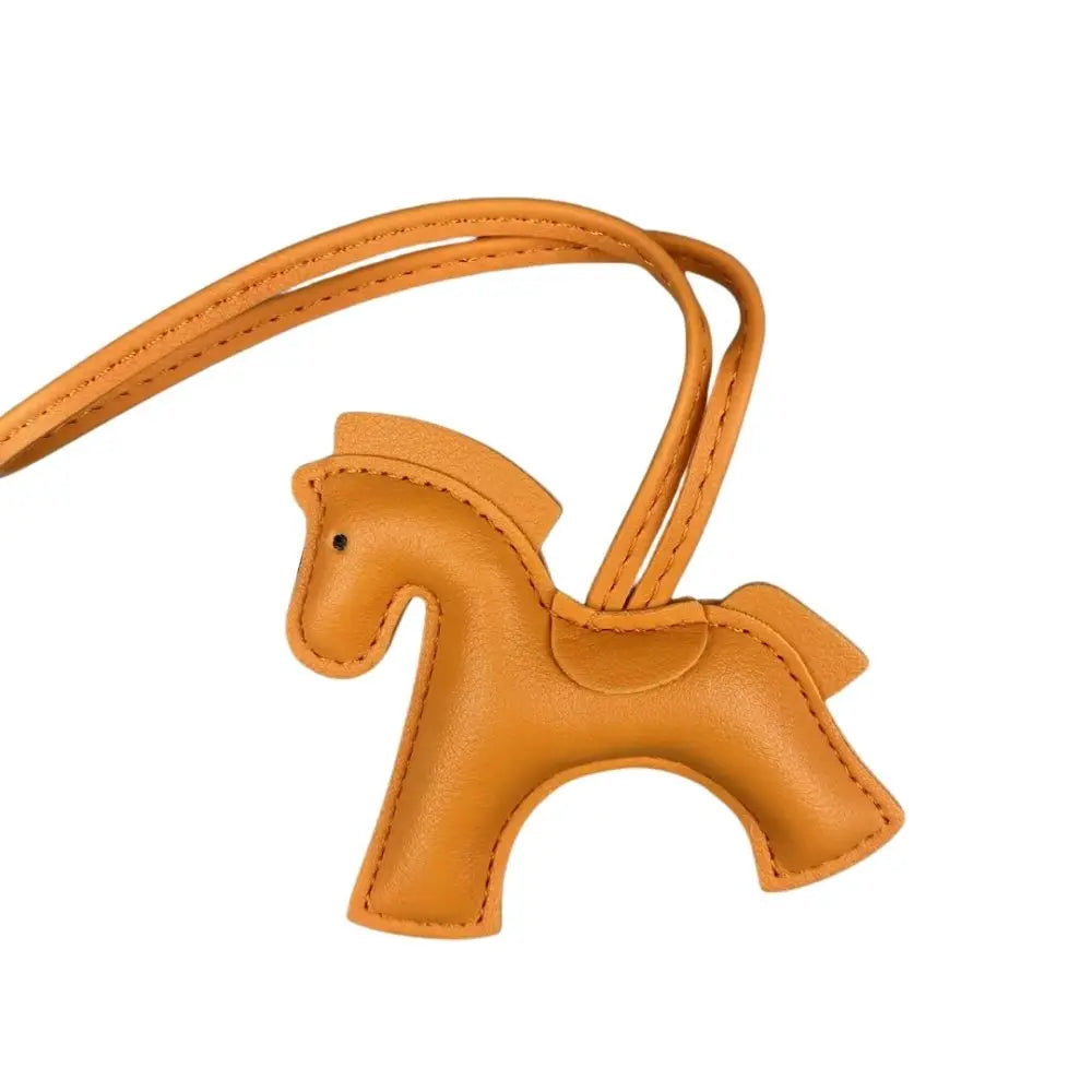 The Equestrian Warhorse Leather Bag Charm