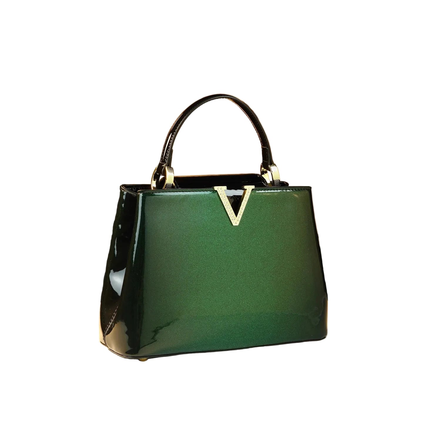 The V-Diamond Shell Crossbody Bag