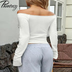 Off-Shoulder Long Sleeve