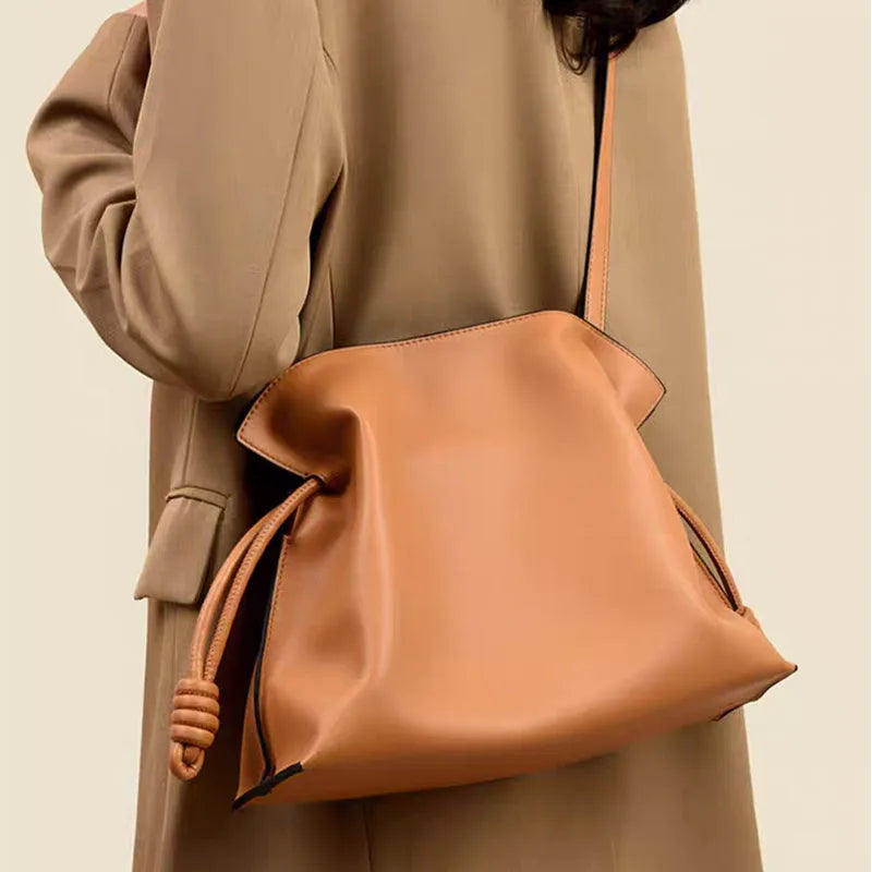 The Aura Cloud Leather Tote
