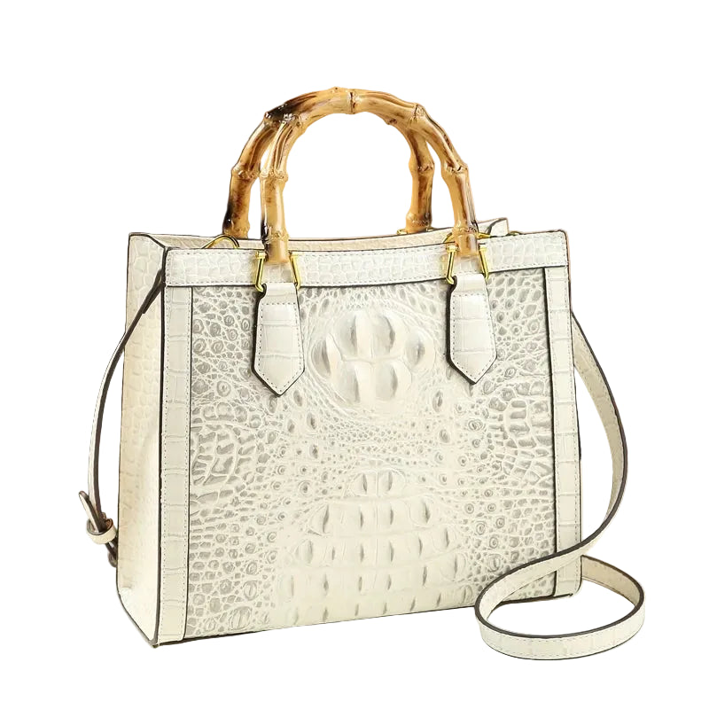 The Bamboo & Croco Premium Satchel