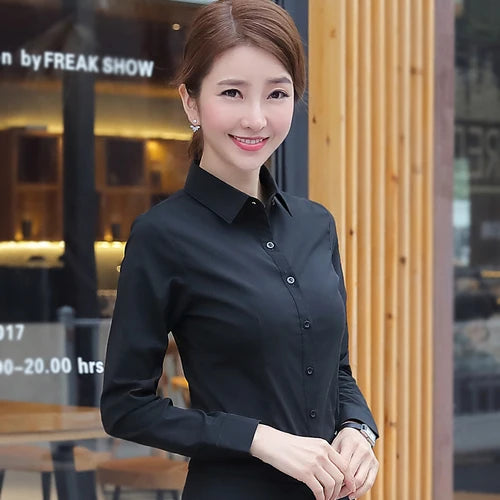 "Essence-Chiffon" Slim-Fit Shirt