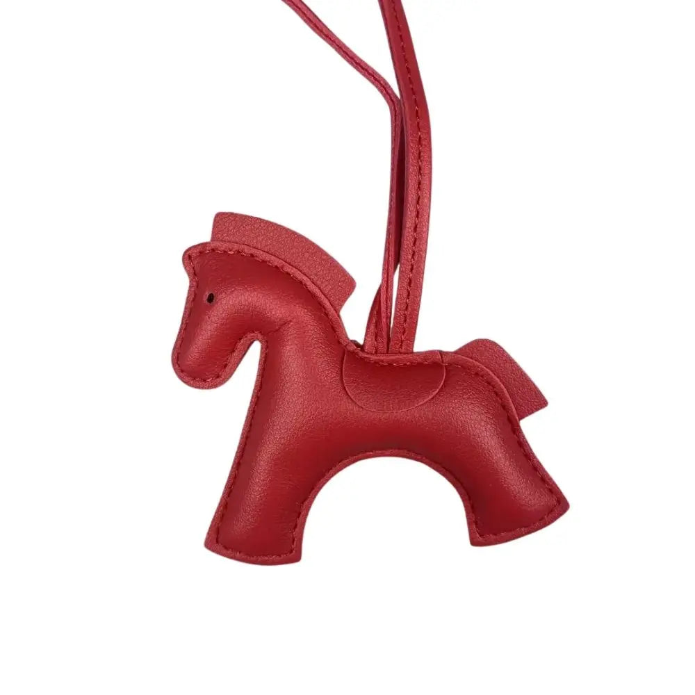 The Equestrian Warhorse Leather Bag Charm