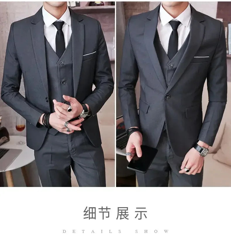 Modern British 3-Piece Suit
