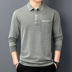 "Social-Utility" Long Sleeve Polo