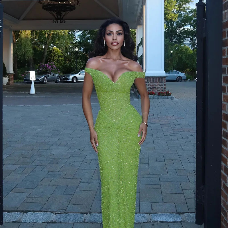 The Siren Green Gown