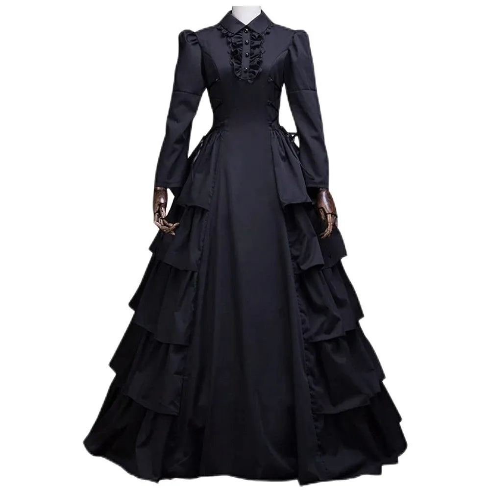 The Raven Victorian Gown