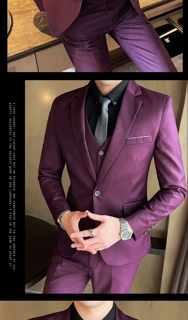 Modern British 3-Piece Suit