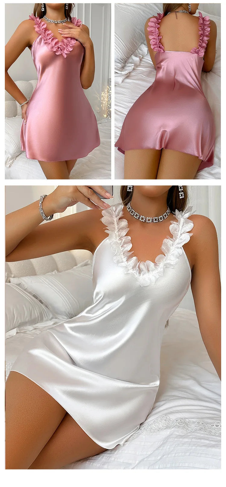 The Serenity Satin Chemise