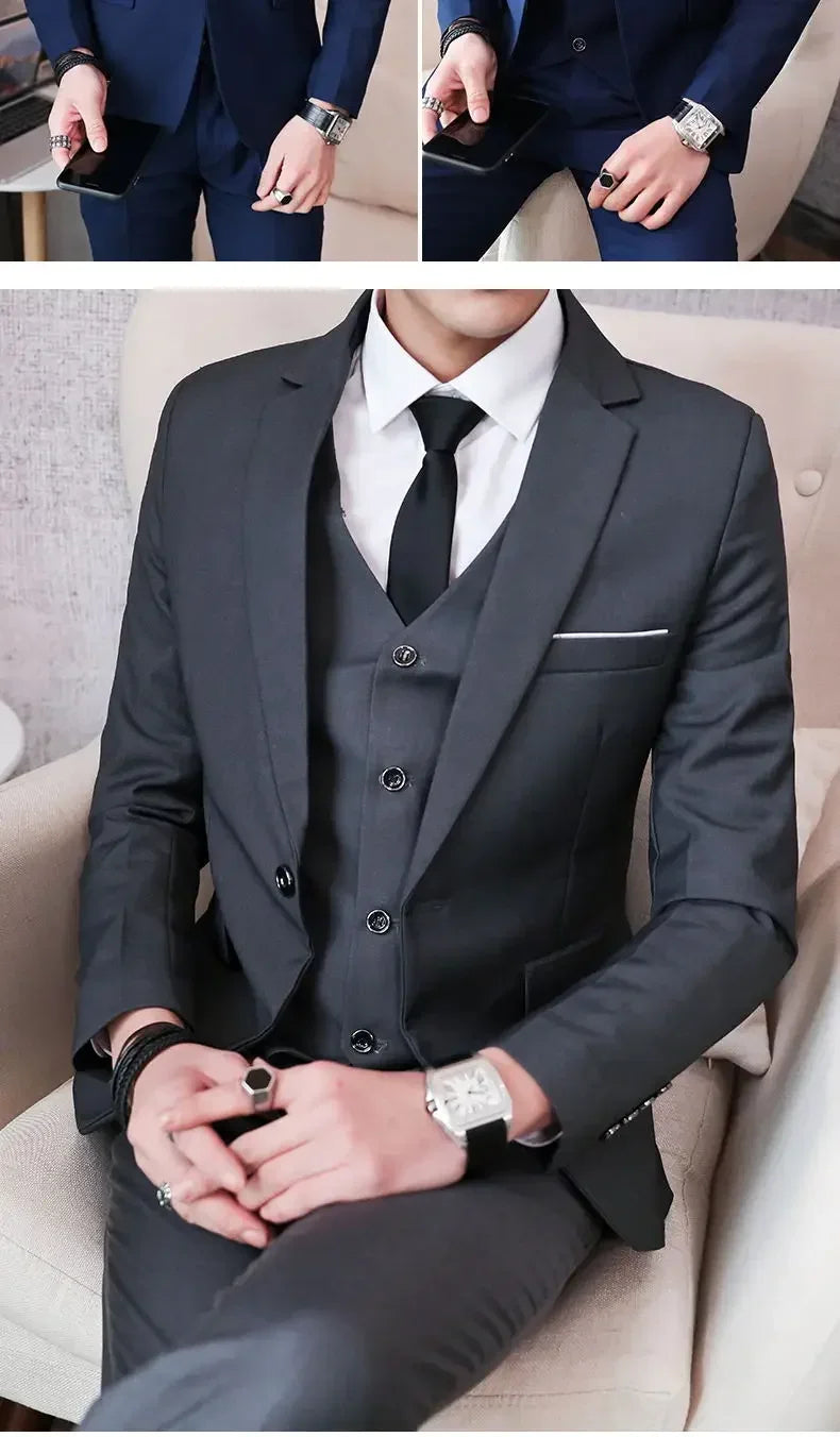 Modern British 3-Piece Suit