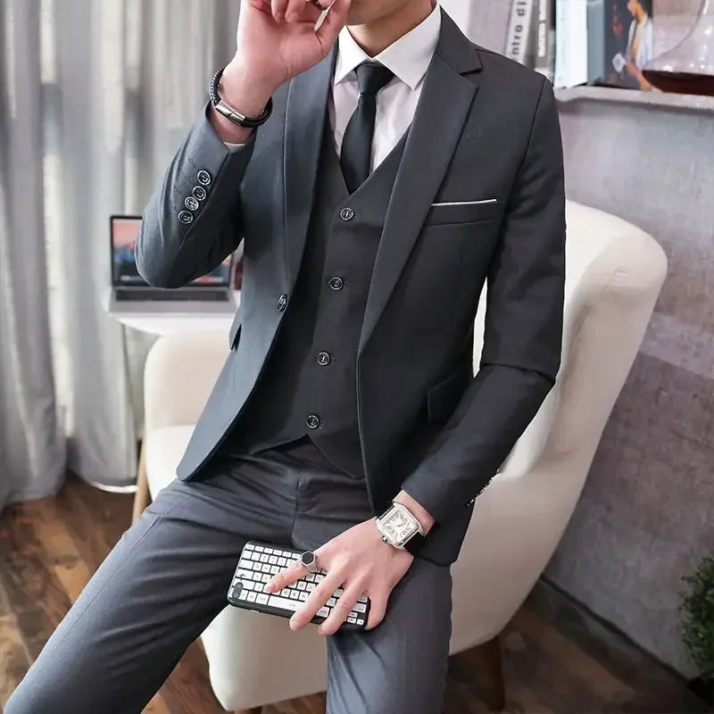 Modern British 3-Piece Suit