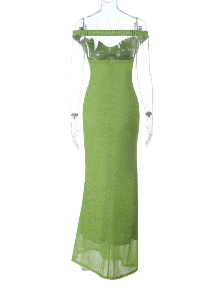 The Siren Green Gown