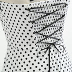 The Audrey Polka Dot Swing Gown