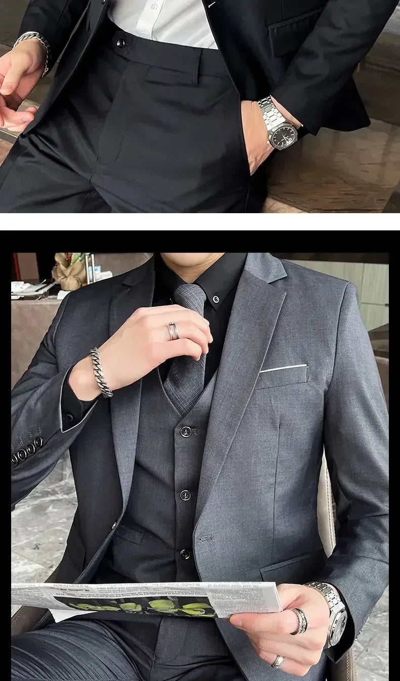 Modern British 3-Piece Suit
