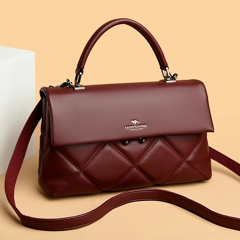Soft-Touch Versatile Shoulder Bag