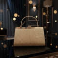 The Pleated Sparkle Minaudiere