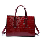 Vintage Croco Tote Bag