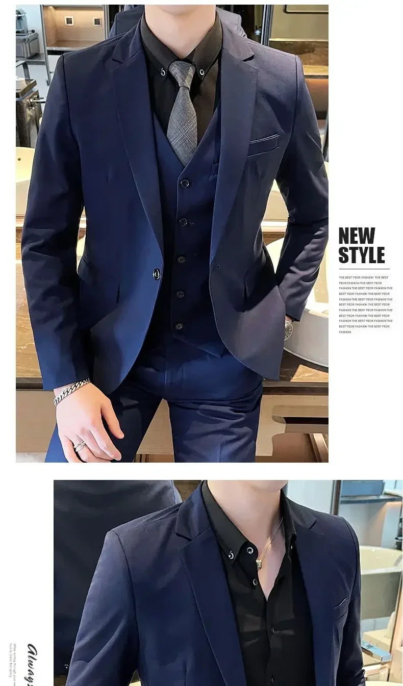 Modern British 3-Piece Suit